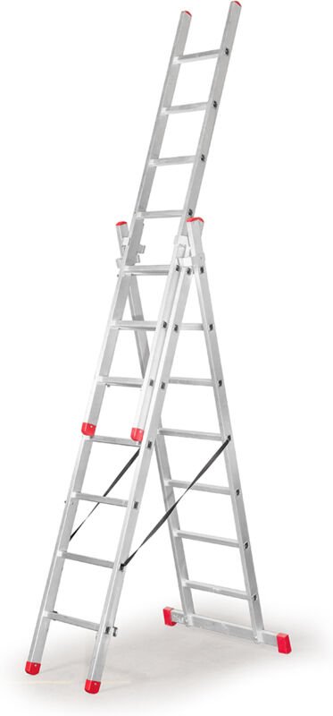 Dreielement-Leiter 3x7 Sprossen Ak225.3 - Dr Ak225.3