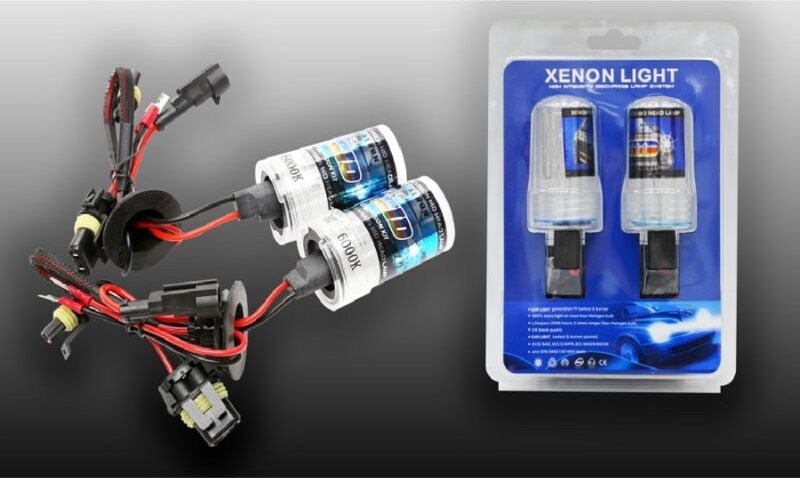 Maxtech - Trade Shop - paar H7 55W lampe ersatz kit xenon 6000K licht XENON-55W-H7 -