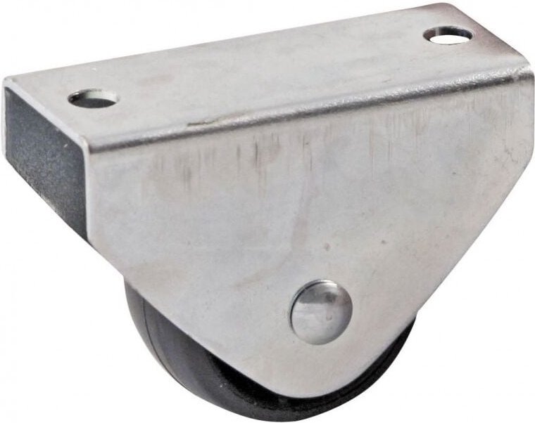 Bockrolle mit AVL Platte - Schwarzes Nylonrad ø 14 - Tragkraft 25 kg - 700014A