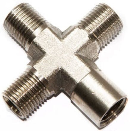 Pneumatischer Luftverteiler Für Airbrush Für 3 Schläuche 1/8