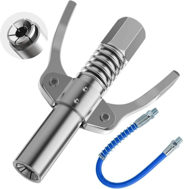 HIQE-FL Fettpressenanschluss, G-Koppler, Original-Fettpumpenspitze, Fettpumpenspitze, Fettpressen, Fettpressenkoppler (B...