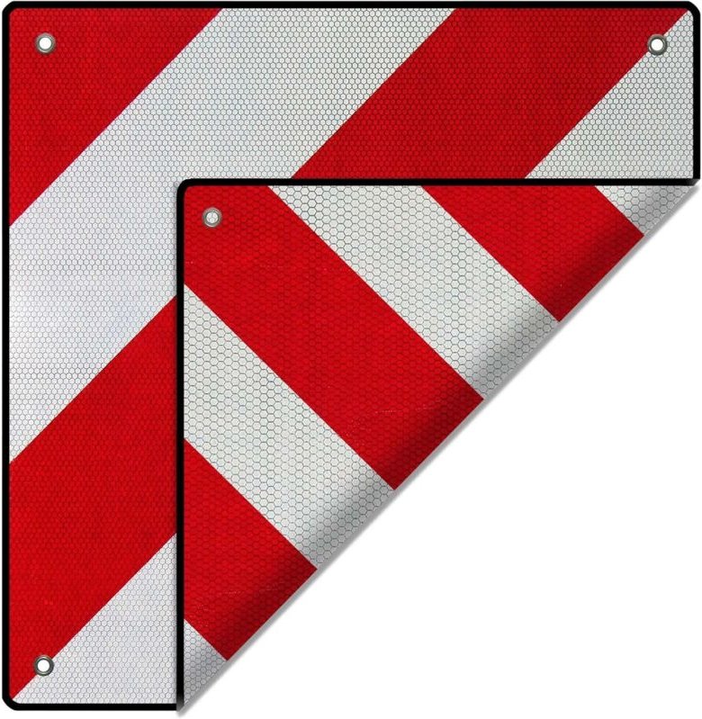 2-in-1-Fahrradreflektor, der Italien und Spanien für zugelassene Wohnmobil-Fahrradträger signalisiert