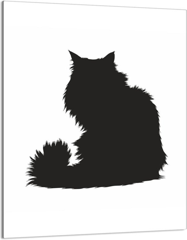 Glasschneidebrett 40x52 Katze