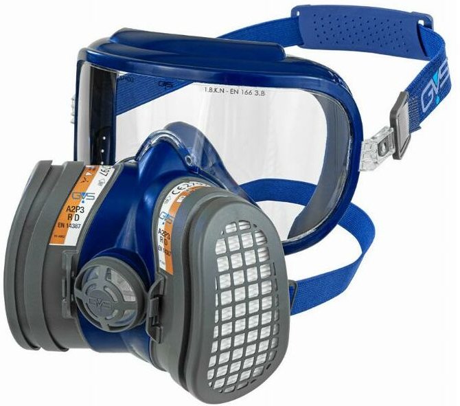 GVS - Vollmaske Elipse Integra SPR674 + Gas-/Staubfilter A2P3 Größe m/l - SPR674