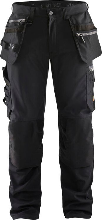 Arbeits-Softshell-Hose Handwerker 1805 - Schwarz M - FR(44) - SE(C50) - Lang