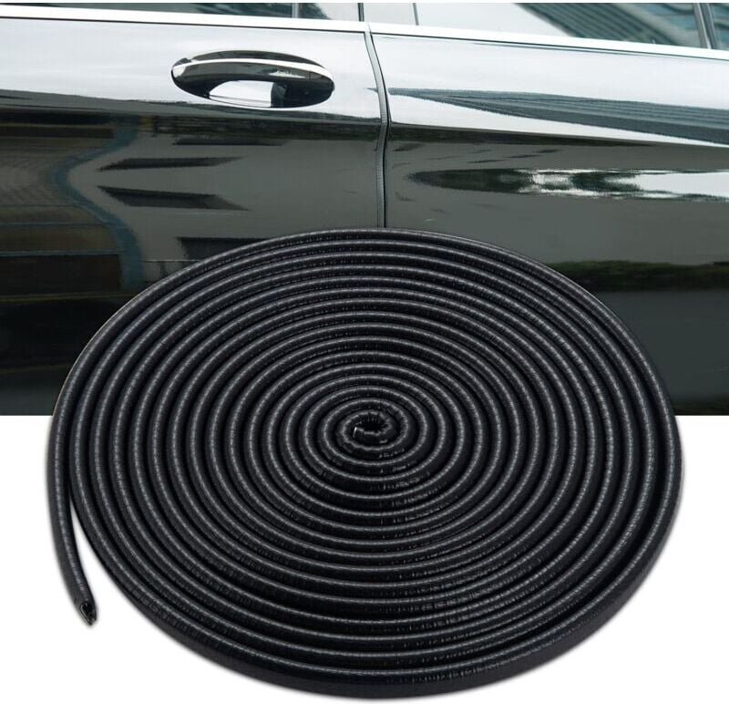 Thumbnail - 10M, Nero) Protezione per bordi portiera auto, guarnizione in gomma a forma di u per portiera auto, per berline, camion,...