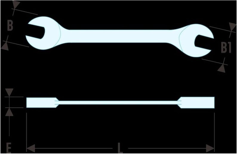 FACOM Maulschlüssel Mikromechanik 6x7 mm