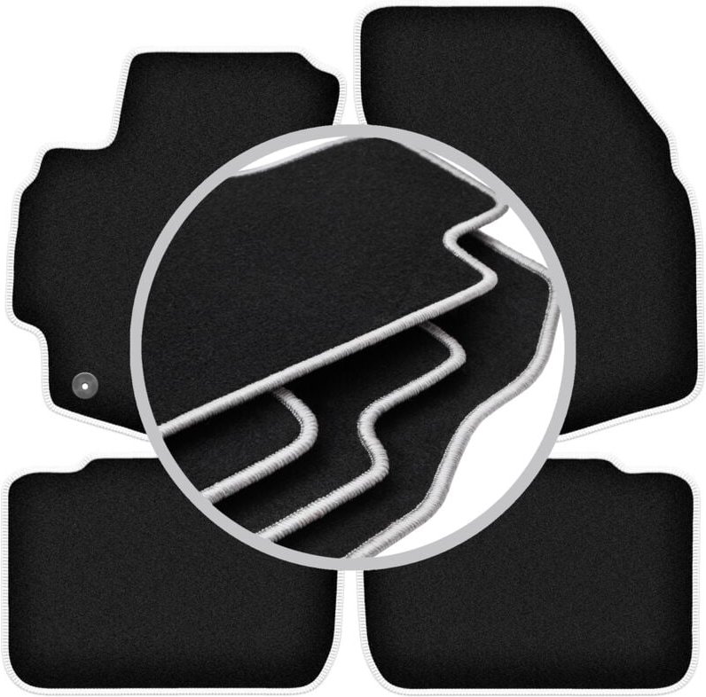 CARLUX-SILVER Autofußmatten für: Suzuki Liana FL Fließheck, Limousine (2005-2008)