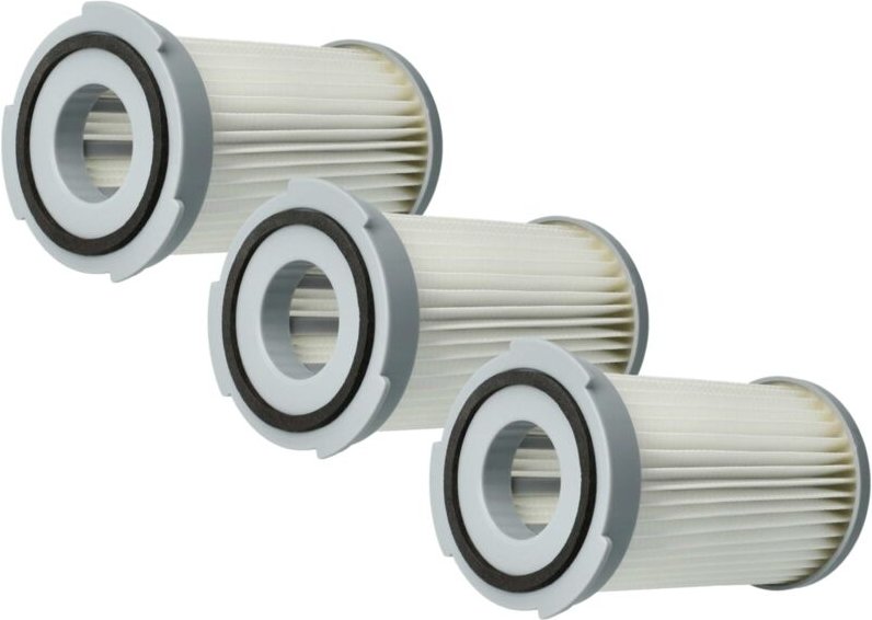 Thumbnail - 3x Staubsaugerfilter Ersatz für AEF75B, F120, HHF120 für Staubsauger - Abluftfilter, Weiß - Vhbw