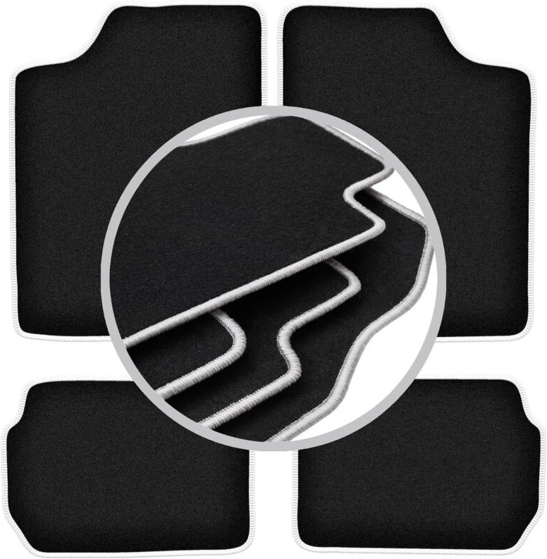 CARLUX-SILVER Autofußmatten für: Suzuki Swift II Fließheck, Limousine (1988-2004)