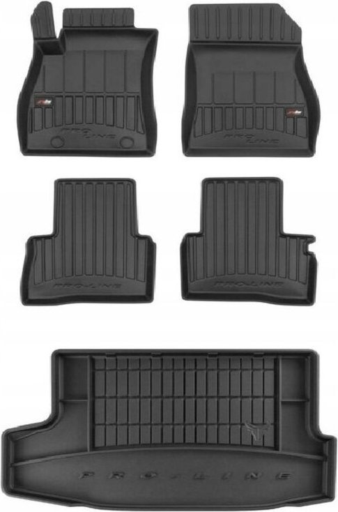 SET 3D Gummimatten Kofferraummatte Nissan Juke 1 2014-2019 g
