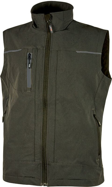 Ärmelloser Arbeitsschutzweste SATURN Dunkelgrün S