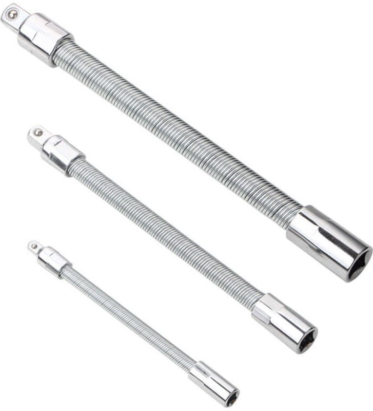 Flexibler Verlängerungsbithalter für Bohrmaschine, Schraubendreher (145/200/250 mm) Verlängerungsstangenhülse Elastische...