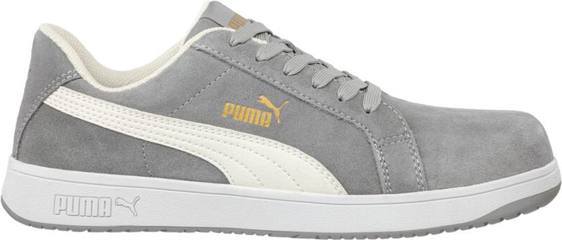 Puma - Iconic Wildleder Grau Low S1PL esd fo hro sr Arbeitsschuhe - 42 eu