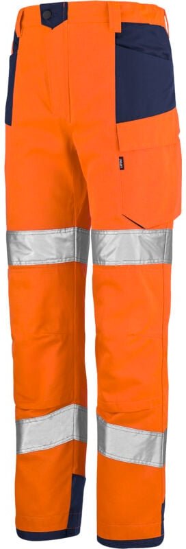 Schülerhose PI Orange Neon / Marineblau 3XL - FR(60-62)