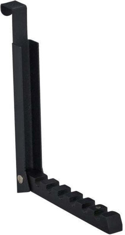 Folding door hook in black