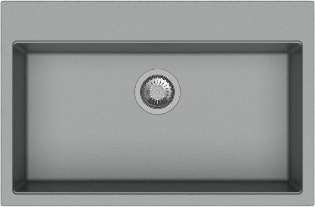 Webmarketpoint - Waltz 78x51 Spüle mit einem Becken, Chrom