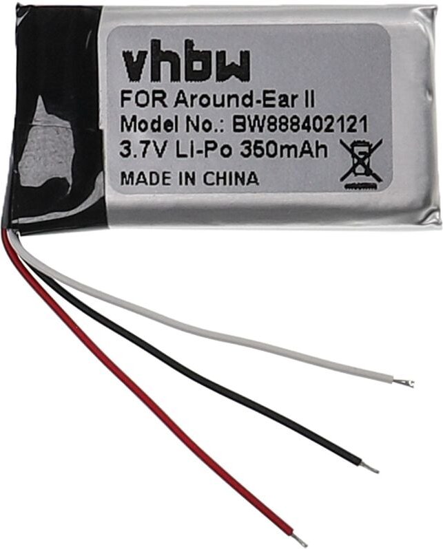 Vhbw - Akku Ersatz für Bose AHB571935PCT-01 für Wireless Headset Kopfhörer (350mAh, 3,7V, Li-Polymer)