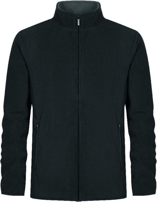 Thumbnail - Fleecejacke, charcoal-grey, Gr.2XL
