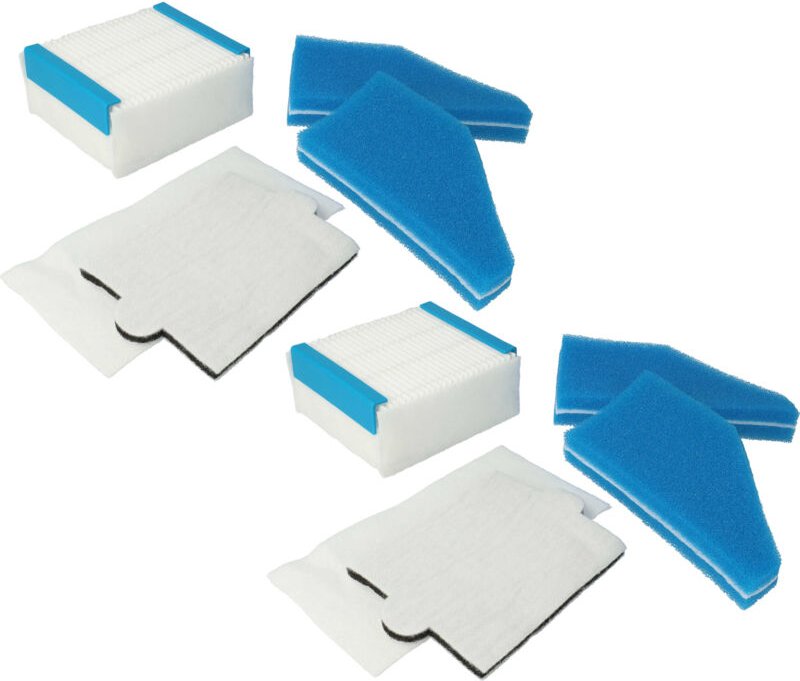 Filter-Set kompatibel mit Thomas 786 524, 786 525, 786 532, 786 550, 786 551, 786 552 Staubsauger - 10x Filter - Vhbw