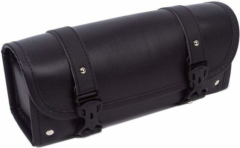 Motorrad-Werkzeugtasche, wasserdicht, PU-Leder, Motorrad-Satteltaschen