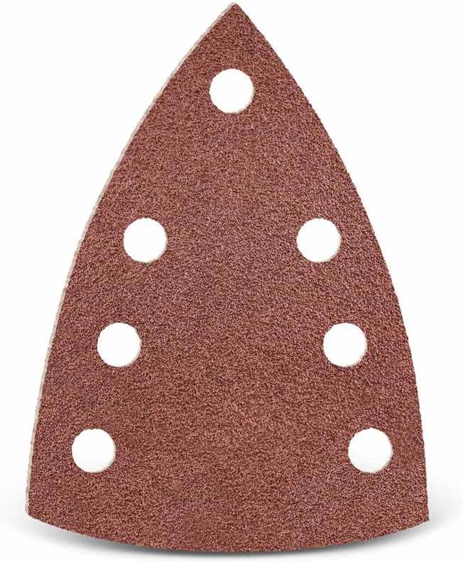 Red Klett-Schleifblätter, 150 x 100 mm, 7-Loch, f. Deltaschleifer, Normalkorund (25 Stk.) K24 - Menzer