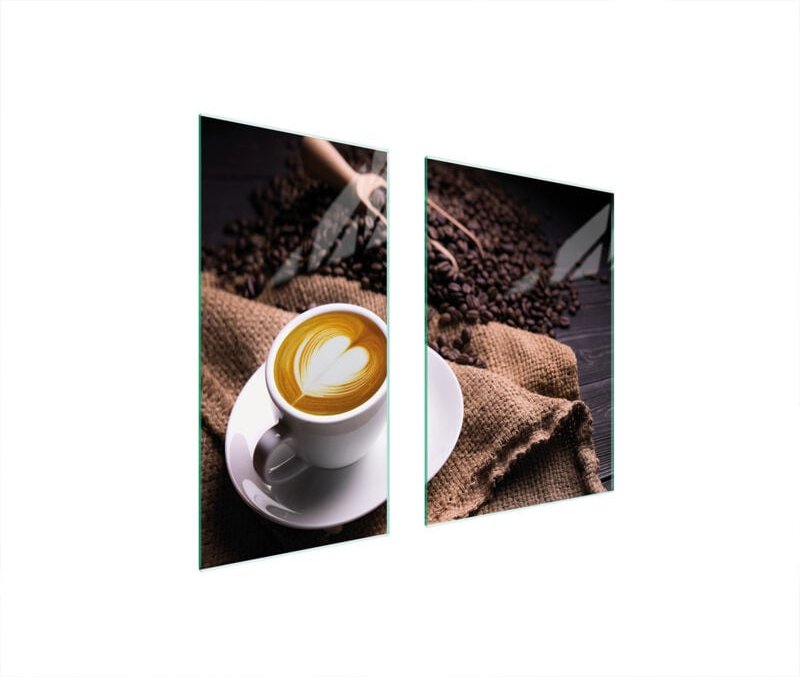 GLASSCHUTZPLATTE BOARD 75x52 KAFFEE