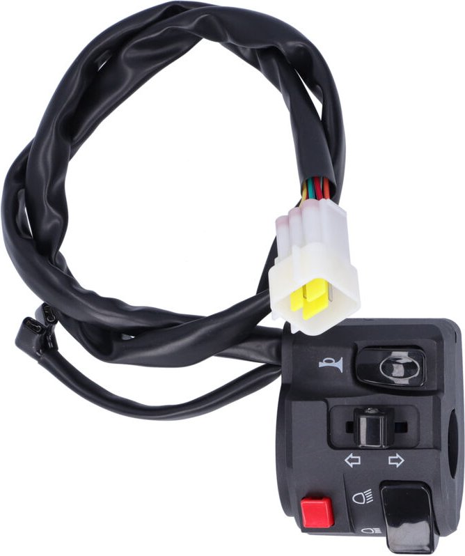 Ej.life - Motorrad-Lenkerschalter, Hupenknopf, Scheinwerfer-Blinker-Controller für Universelle Fahrradfahrer
