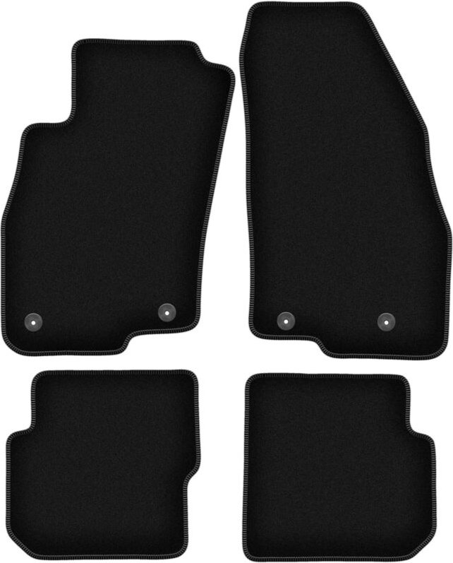 BASIC schwarze Veloursmatten für: Alfa Romeo Mito Fließheck (2008-2019)