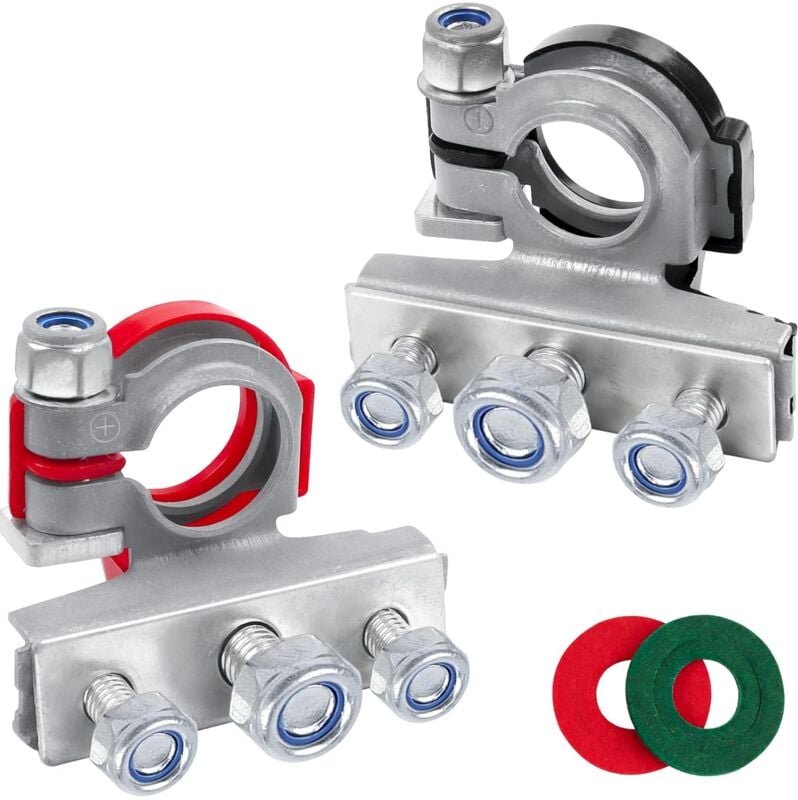 12-V-Batterieklemme, Schnellverschluss-Batterieklemmen zum sicheren Anziehen von Batterieanschlüssen aus reinem Kupfer m...