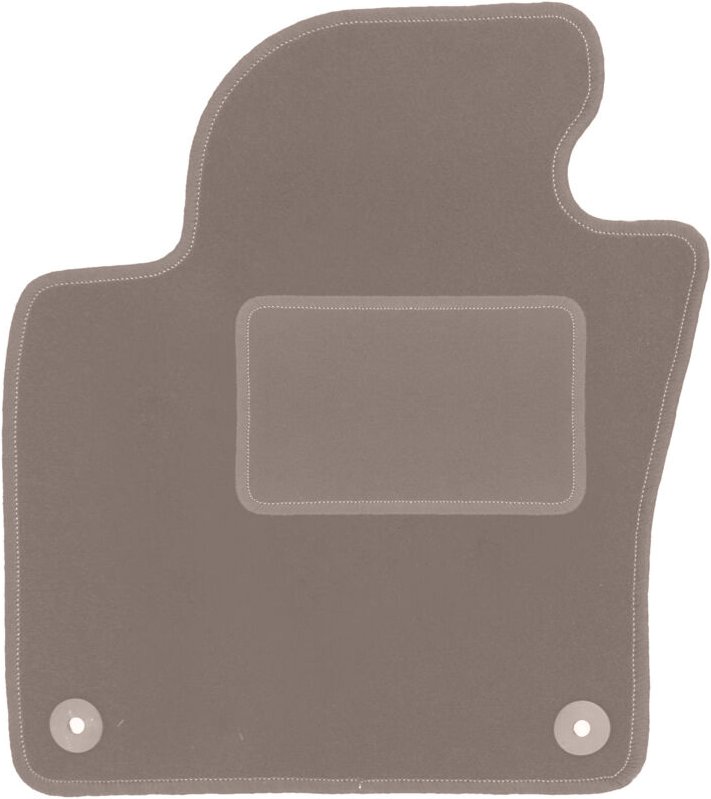 Beige Fahrermatte für: Volkswagen Tiguan I Minivan (2007-2015)