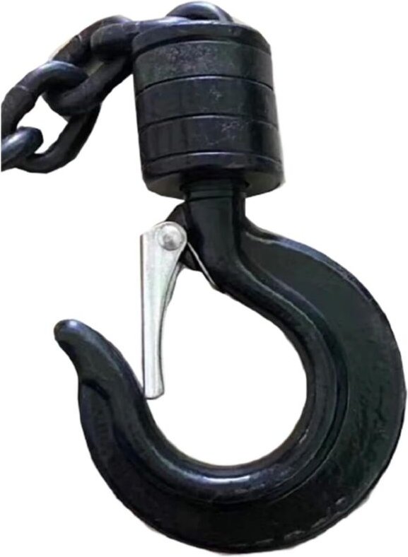 5-Tonnen-Drehhaken zum Heben mit elektrischen Kettenzügen, manuellen Hebelkränen, Hebehaken (2T 8 mm, 1 Stück nach unten...