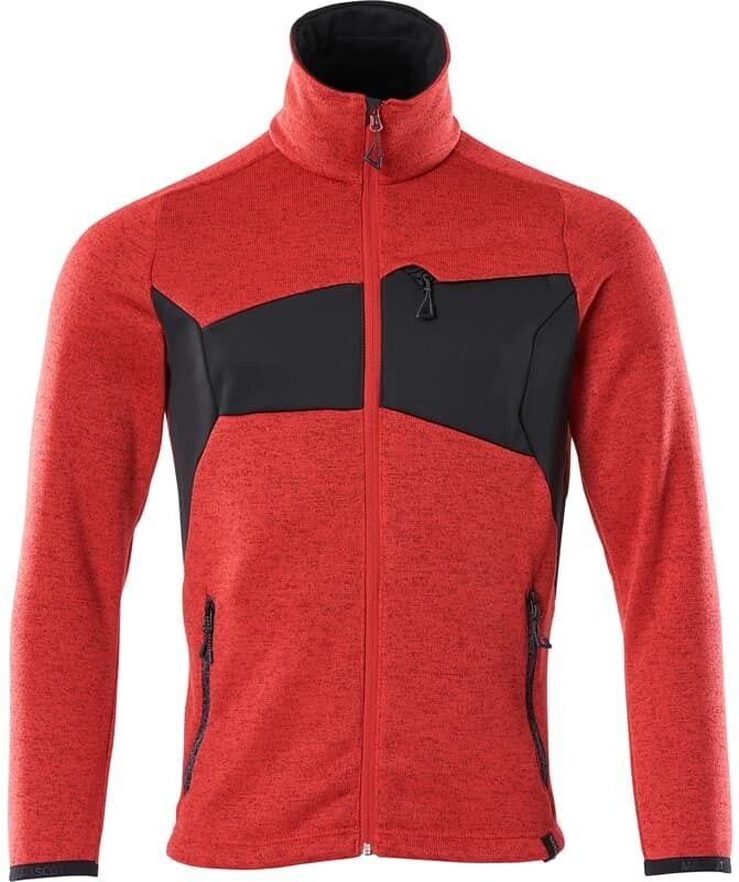 Mascot - accelerate Strickpullover mit Reißverschluss Gr. 4XL verkehrsrot/schwarz