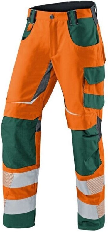 Thumbnail - Kübler Workwear - Kübler Sommerhose reflectiq psa 2 warnorange/moosgrün Gr. 110