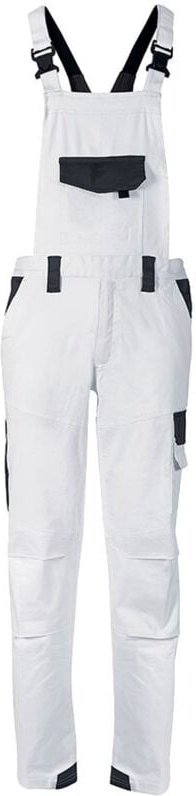 U-Power Kalamata weiße Arbeitslatzhose - XXL