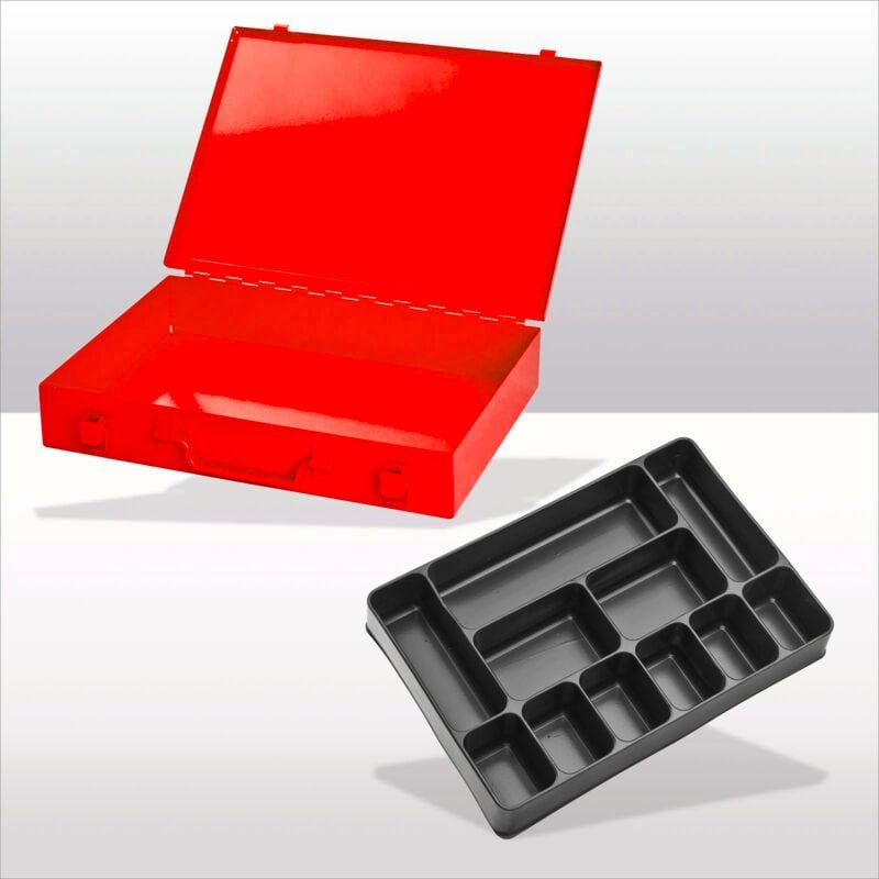 ADB Stahlblechkästen mit Spannverschluss - 11-fach - RAL 3020