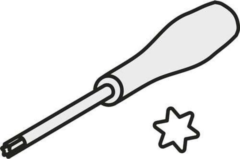 Torx-Schraubendreher ISO SDR T06 Bruttogewicht 245,1g PRAMET