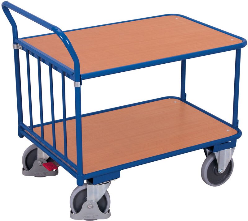 VARIOfit Schiebebügelwagen als Tischwagen 1000x700mm