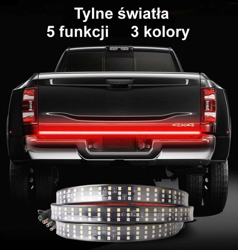 LED-Leuchten für Bremse, Rücklicht, Rückwärtsgang und Blinker, 1,5 m