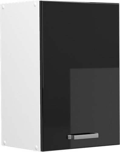 Thumbnail - Vicco - Küchenoberschrank R-Line, Schwarz Hochglanz, 40 cm
