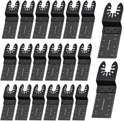 20 Stück 35 mm Universal-Oszillierende Sägeblätter für Metall und Holz – Schnellspann-Multifunktionswerkzeug für DeWalt,...