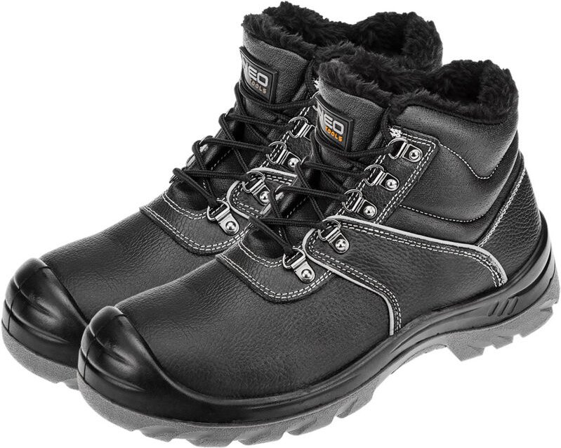 Isolierte Arbeitsstiefel S3 SRC, Stahlkappe und Durchtrittschutzeinlage, Größe 45