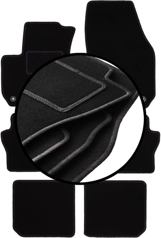 Thumbnail - Komplettset Veloursmatten für: Opel Zafira B Minivan (2005-2014)