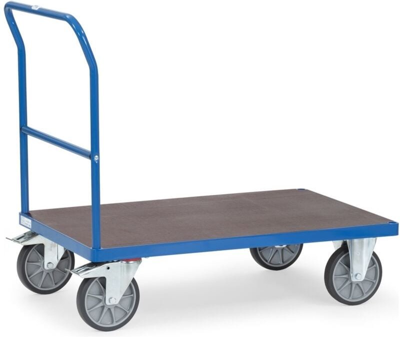 Fetra Schiebebügelwagen mit wasserfester Siebdruck Plattform Ladefläche 1.000 x 700 mm