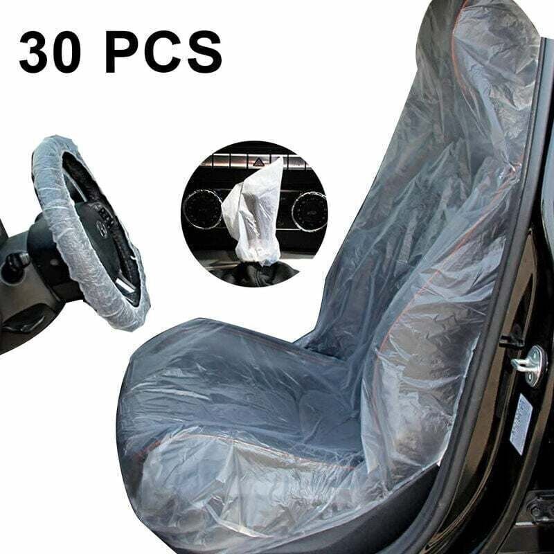 Mumu - Ausstattung und Werkstattaufbau Blickdichter, direkter Einweg-Lenkradbezug aus Kunststoff, Pappe, universell für ...