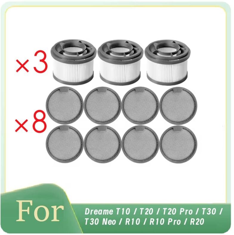 Für T10 Staubsauger-Frontfilter und hinteres Baumwoll-Kit