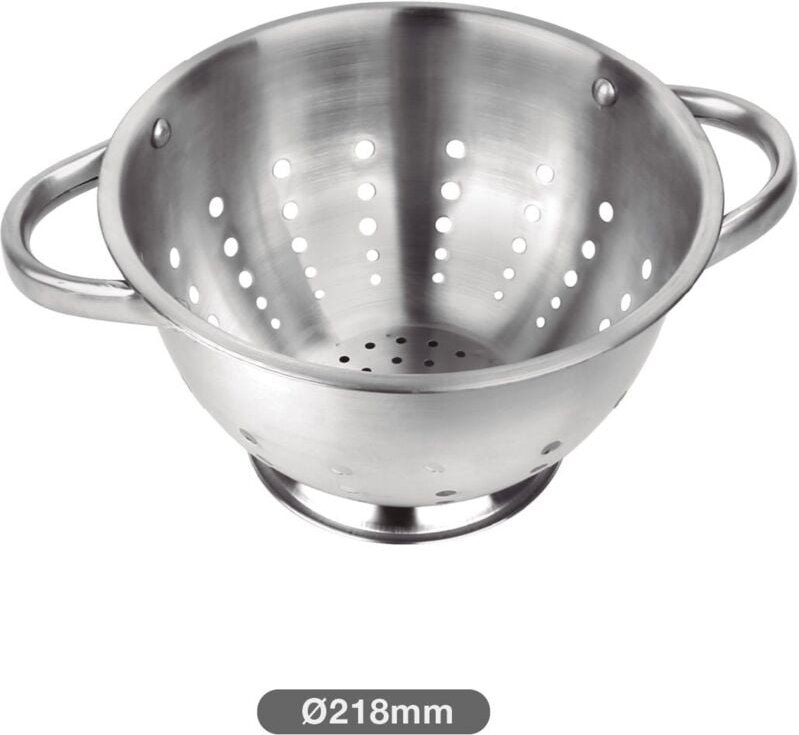 Edelstahlsieb mit Griffen Ø26cm