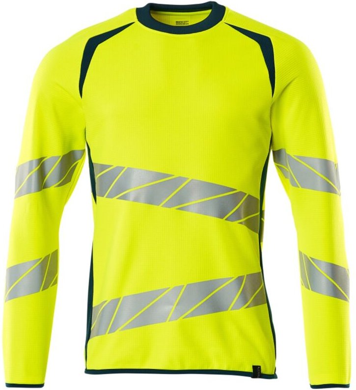 Thumbnail - Mascot T-Shirt 19084-781-1744 Gr. L hi-vis gelb/dunkelpetroleum