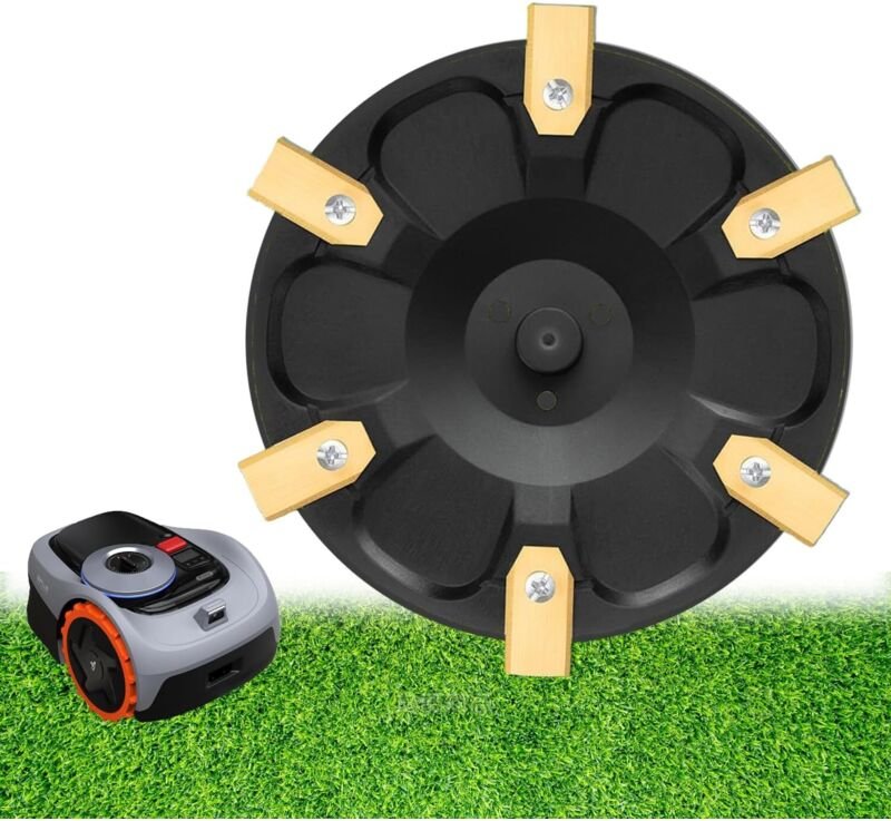 Tuning-Messerscheibe für 6x Messer mit Segway Navimow i105E, i108E & i110E Inkl. Mähroboter-Scheiben