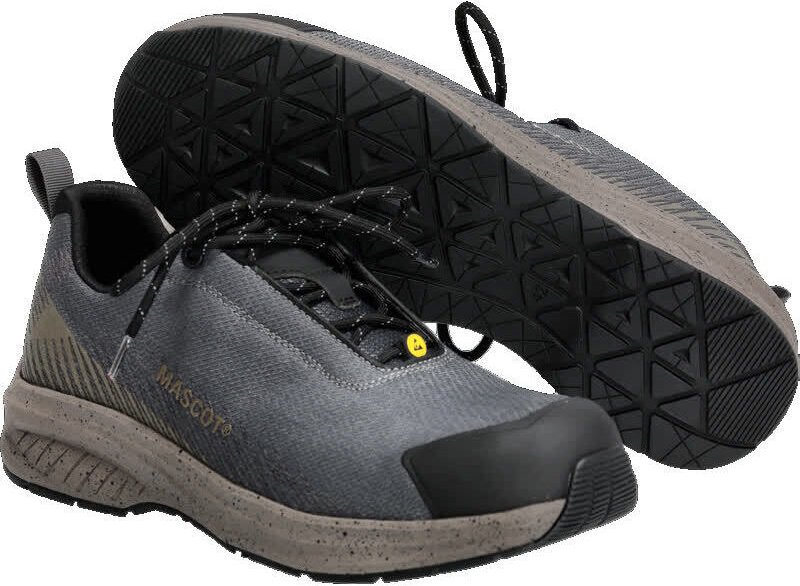 Sicherheitshalbschuh footwear customized F1600-909 S1PS Gr. 44 stone grey/dark sand - Mascot